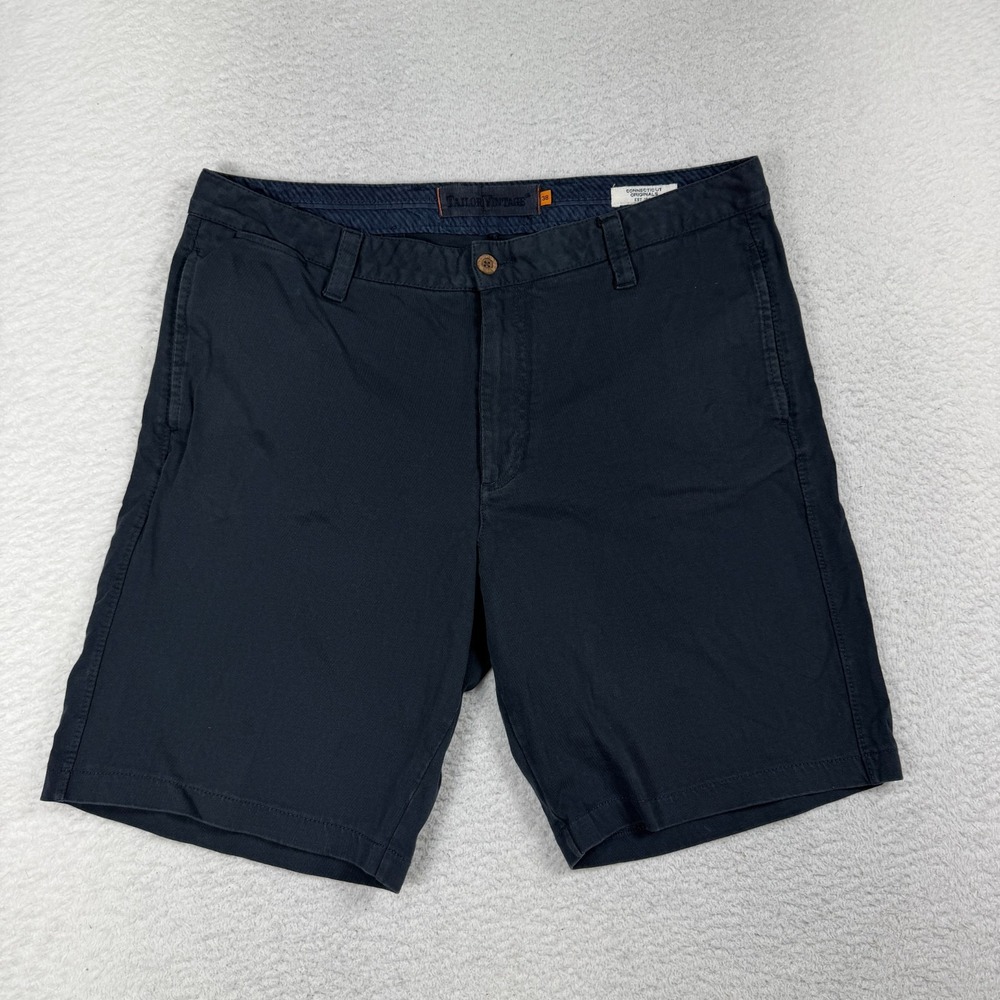 Tailor Vintage Connecticut Originals Chino Men's Shorts 38 (W38x9) Blue 100% Cot
